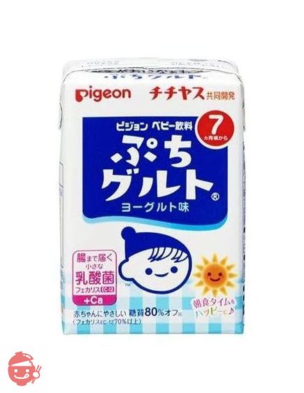 ピジョン ぷちグルト ヨーグルト味 乳酸菌配合 100ml×3個パック×4個の画像
