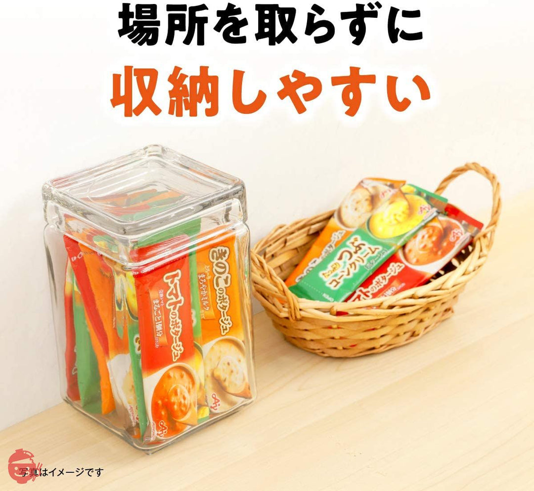味の素 クノール カップスープ 野菜のポタージュ バラエティセット 21本入り 【スティックスープ】 【つぶコーン7本、トマト7本、きのこ7本】の画像