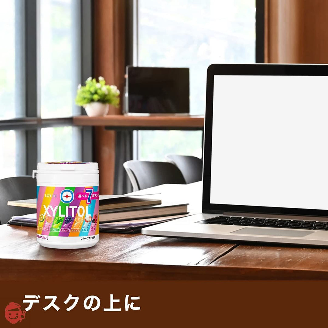 ロッテ キシリトールガム 7種アソートボトル 143gの画像