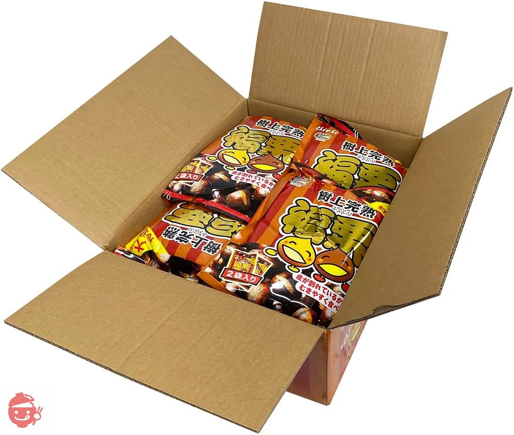 神光商事 樹上完熟 福栗 2袋入り(100g小袋×2入)×10パック(箱) 無添加 皮割れ 甘栗 セット おやつの画像