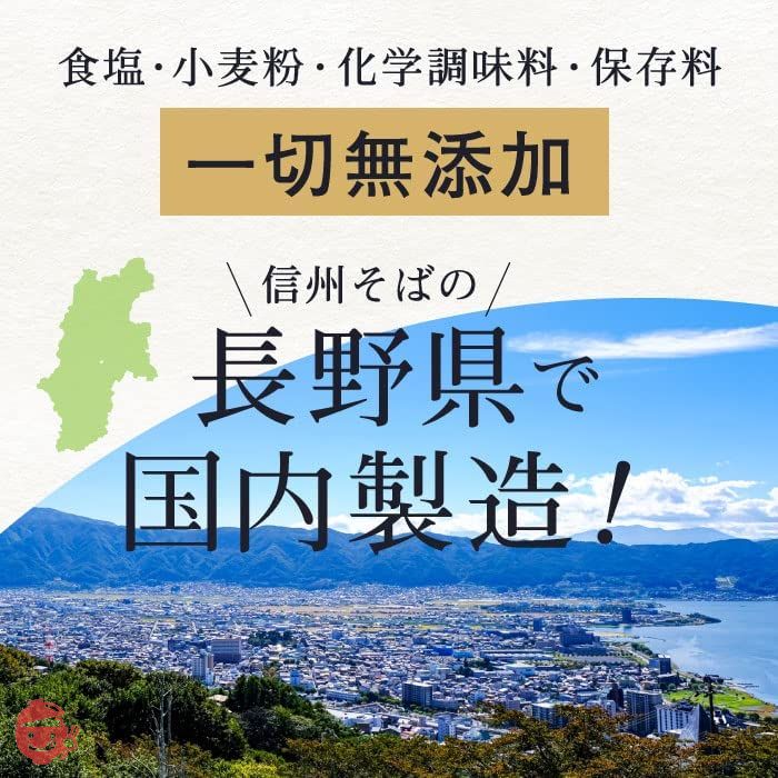 塩ぬき屋 極み 十割そば 国産100% 食塩無添加 山形・北海道産 乾麺 (10袋セット)の画像