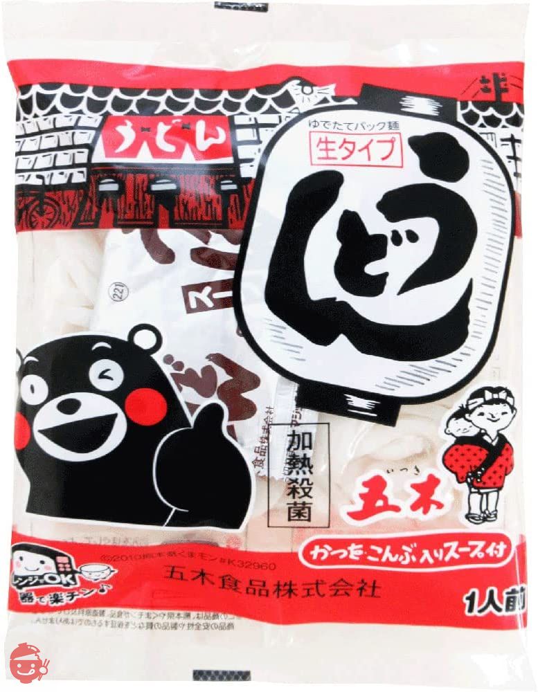 五木食品 スープ付うどん 210g×6袋(電子レンジ調理可能)(常温保存商品)の画像