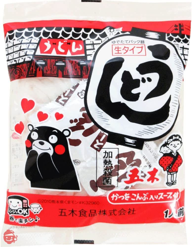 五木食品 スープ付うどん 210g×6袋(電子レンジ調理可能)(常温保存商品)の画像