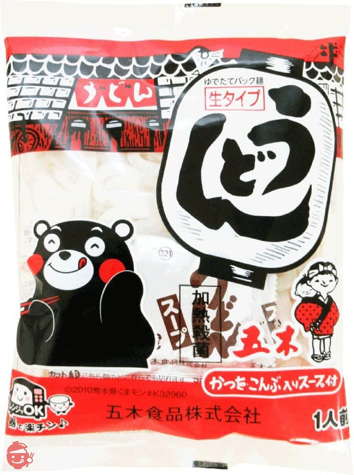 五木食品 スープ付うどん 210g×6袋(電子レンジ調理可能)(常温保存商品)の画像