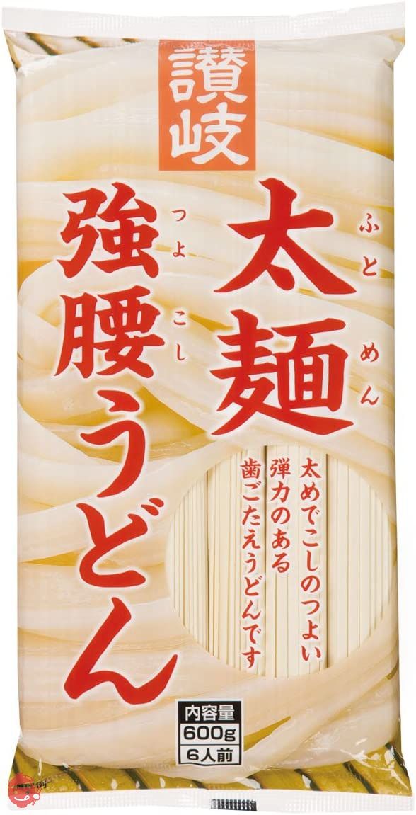 さぬきシセイ 讃岐太麺強腰うどん 600g×5袋 – Japacle