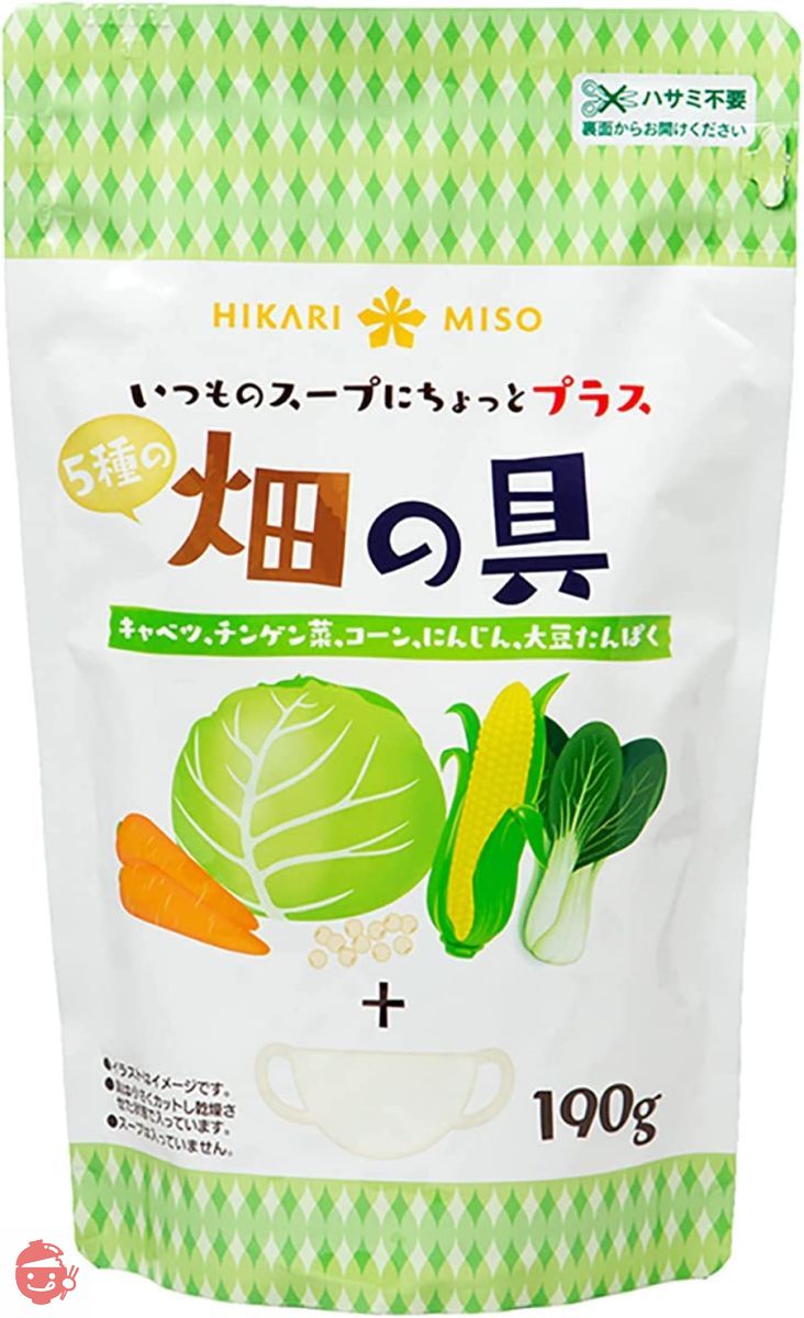 ひかり味噌 畑の具 190gの画像