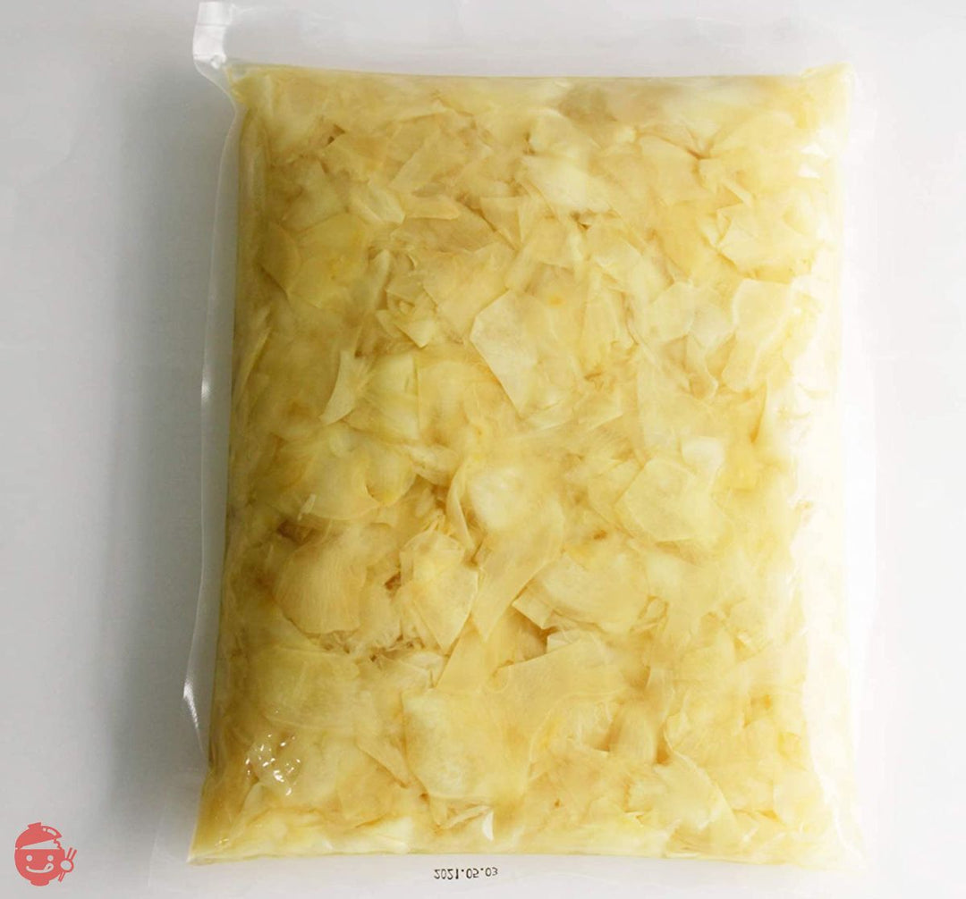 お寿司屋さんの 甘酢生姜ガリ 高級寿司生姜 1kg / 寿司ガリ しょうが 生姜 ジンジャ がりの画像