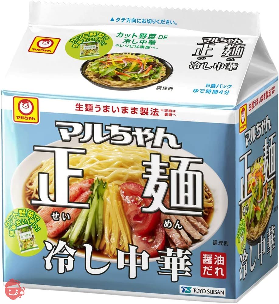 マルちゃん マルちゃん正麺 冷し中華 5食パック 118g×5袋×6個の画像