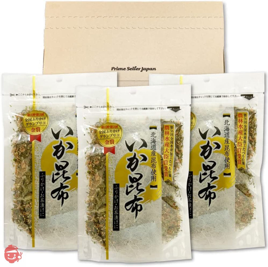 澤田食品 いか昆布 80g 3袋セットPSJバラエティBOX 生ふりかけ 詰め合わせ イカ昆布 ふりかけの画像