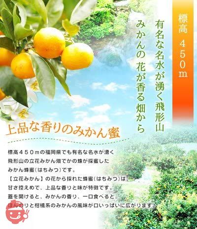 はちみつ 専門店【かの蜂】 国産 みかん 蜂蜜 1000g(1kg) 完熟 の 純粋 蜂蜜 (とんがり容器)の画像