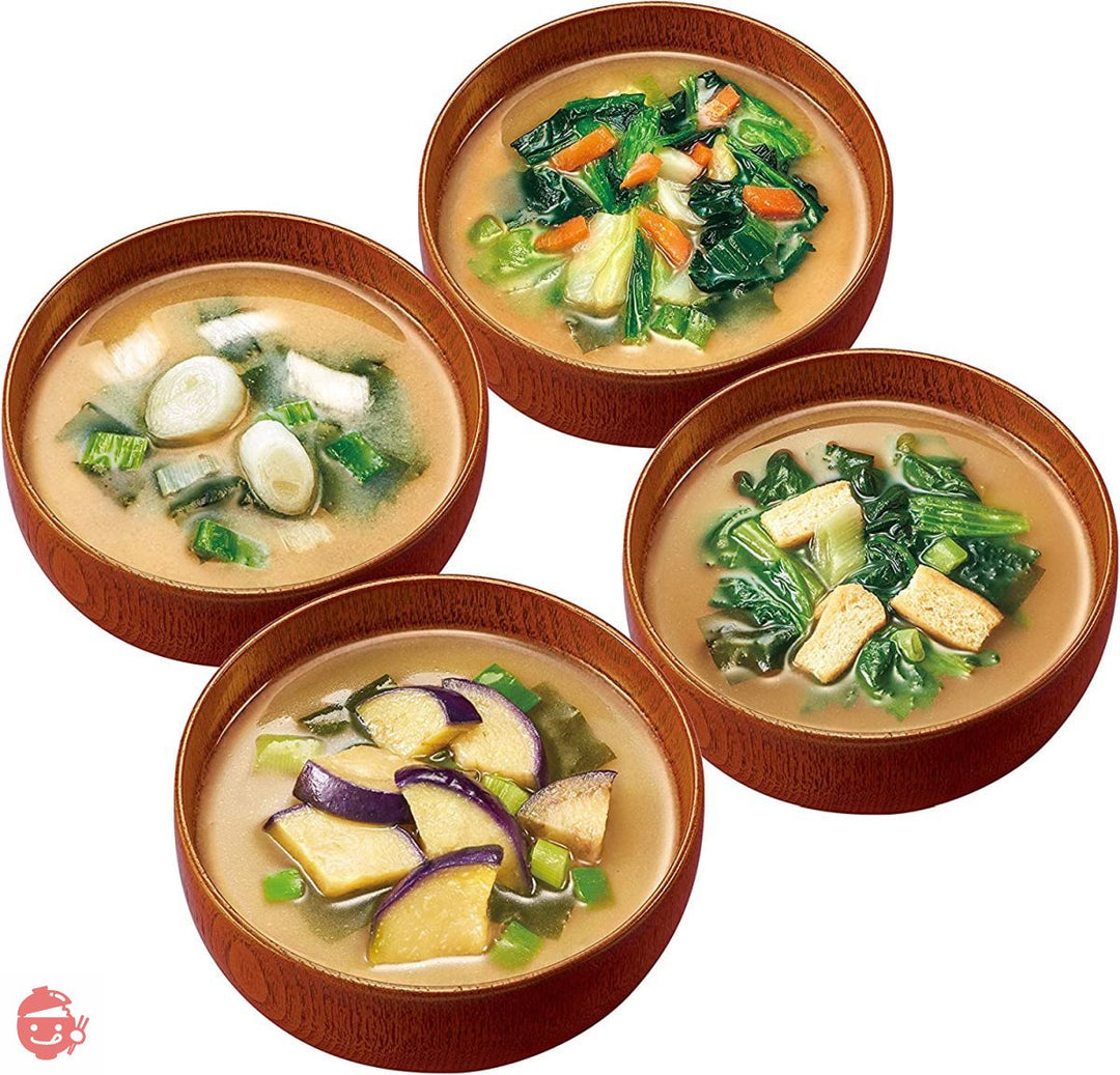 【セット商品】アマノフーズ いつものおみそ汁 いろいろ野菜 4種24食セット(いつものおみそ汁 いろいろ野菜4種セット8食 3個)の画像
