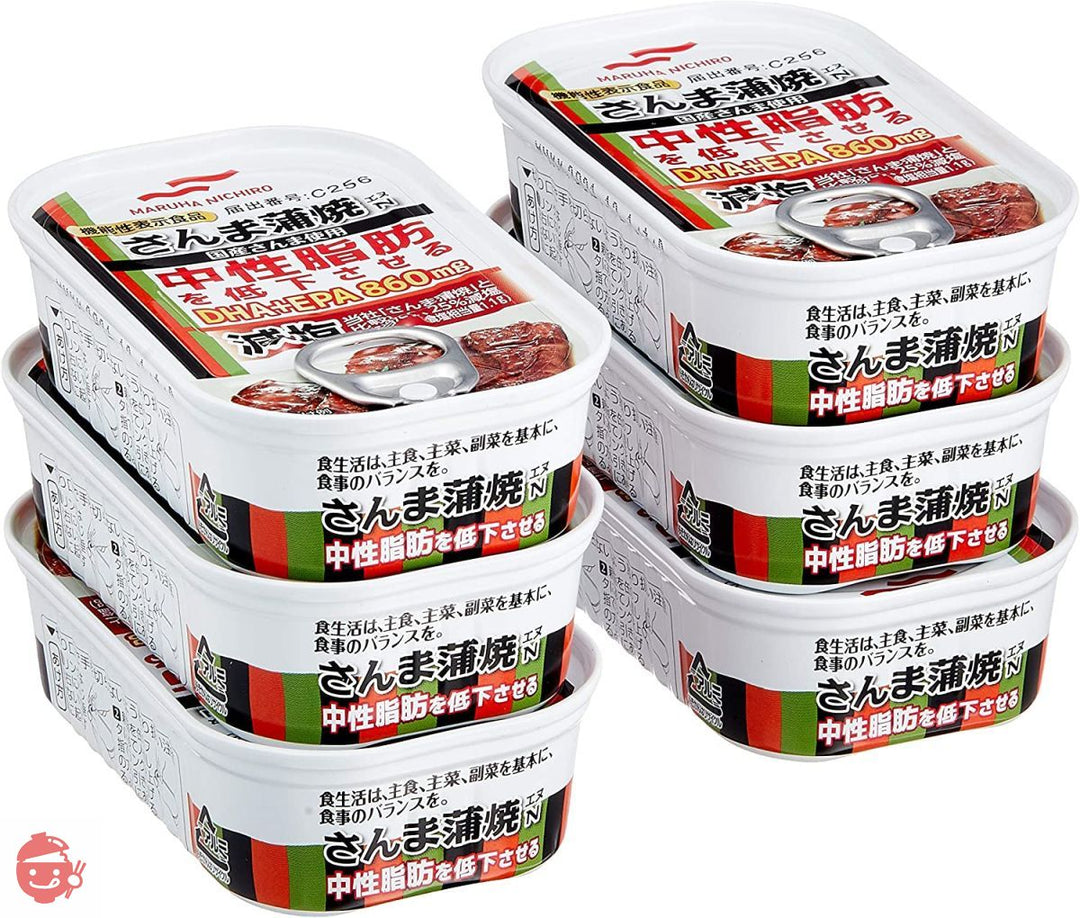 マルハニチロ 機能性表示食品 減塩 さんま蒲焼 100g ×6個の画像