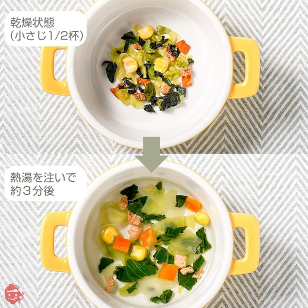 ひかり味噌 畑の具 190g 4袋セット 5種の乾燥野菜(チンゲン菜 キャベツ にんじん とうもろこし 大豆たんぱく)の画像