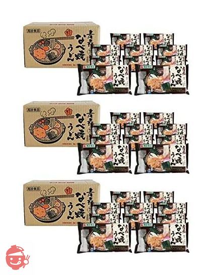 高砂食品 青森なべ焼うどん 3ケース30食入り ゆで【常温保存可能】の画像