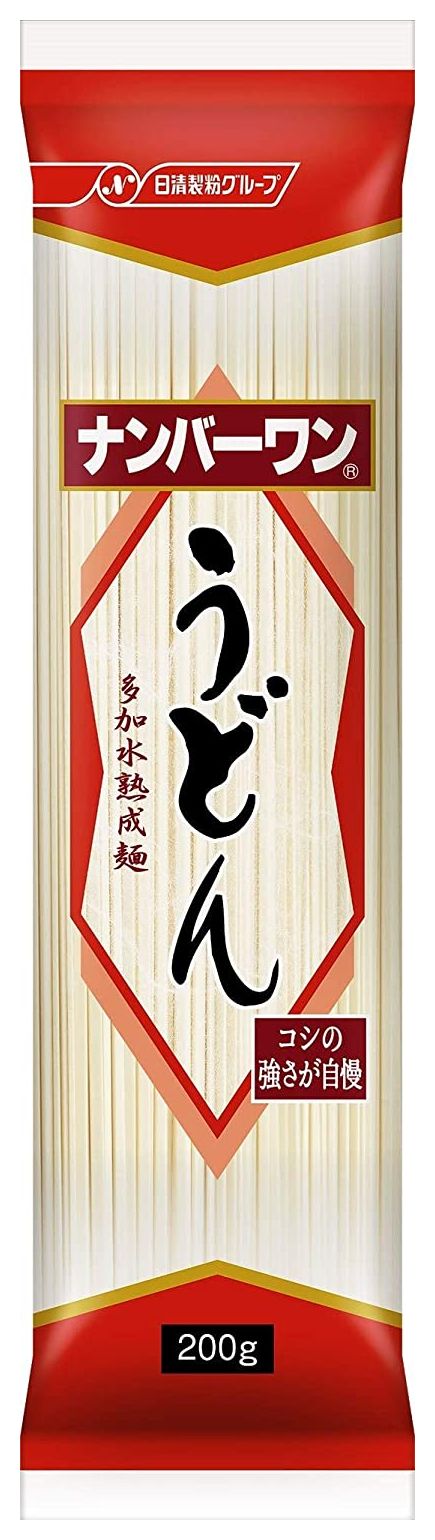 ナンバーワン うどん(箱入り200g×10個)の画像