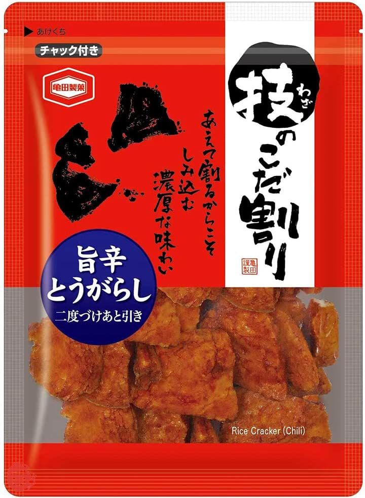 亀田製菓 技のこだ割り旨辛とうがらし110g×6袋の画像