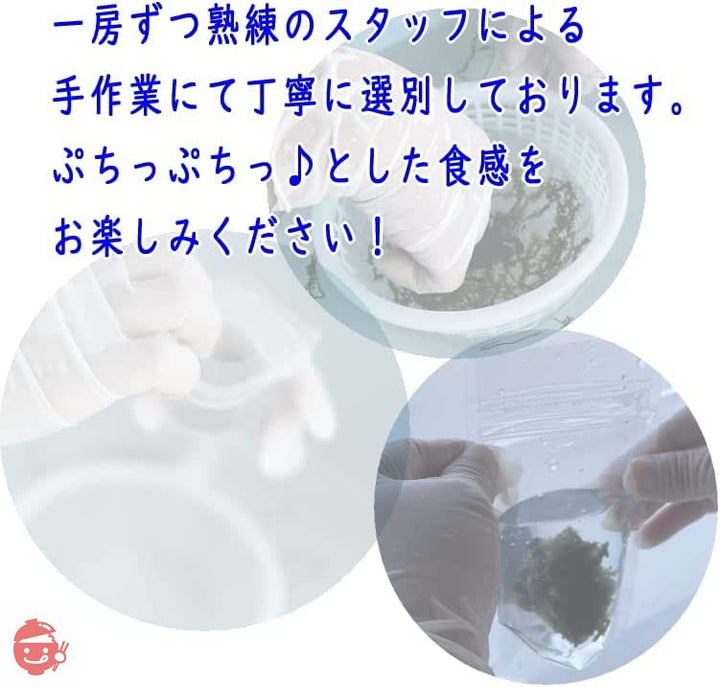 沖縄県産 海ぶどう 50g【たれ付】×4袋の画像