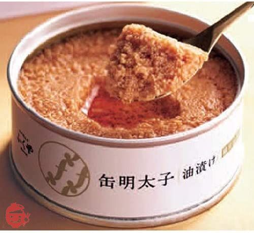ふくや 缶明太子・油漬け 85g ×4個の画像