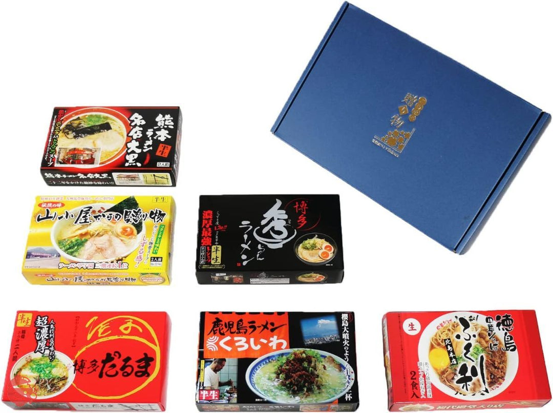 ギフトボックス入 ご当地 ラーメン 西日本ラーメン(2) 6種12食 詰め合わせセット お誕生日 の画像