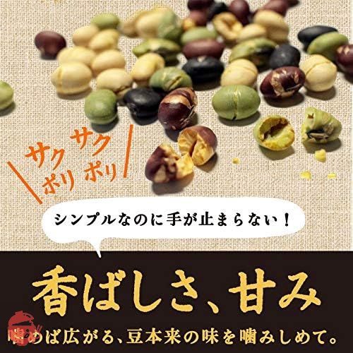 波里 4種の煎り豆ミックス 500g 国産 煎り大豆 無塩 無添加 豆菓子 乾燥豆の画像