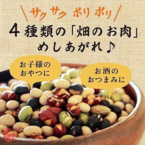 波里 4種の煎り豆ミックス 500g 国産 煎り大豆 無塩 無添加 豆菓子 乾燥豆の画像