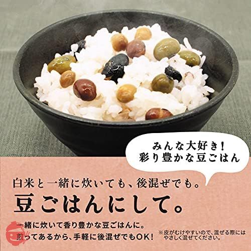 波里 4種の煎り豆ミックス 500g 国産 煎り大豆 無塩 無添加 豆菓子 乾燥豆の画像