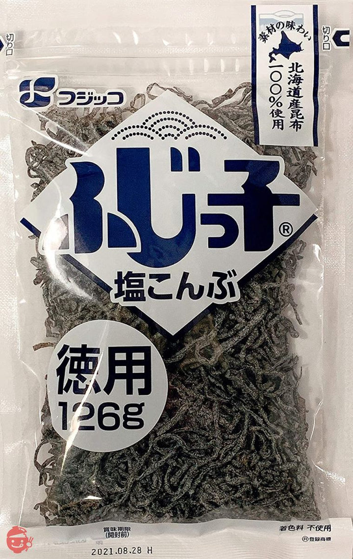 【徳用】フジッコ 塩こんぶ 126g×1の画像