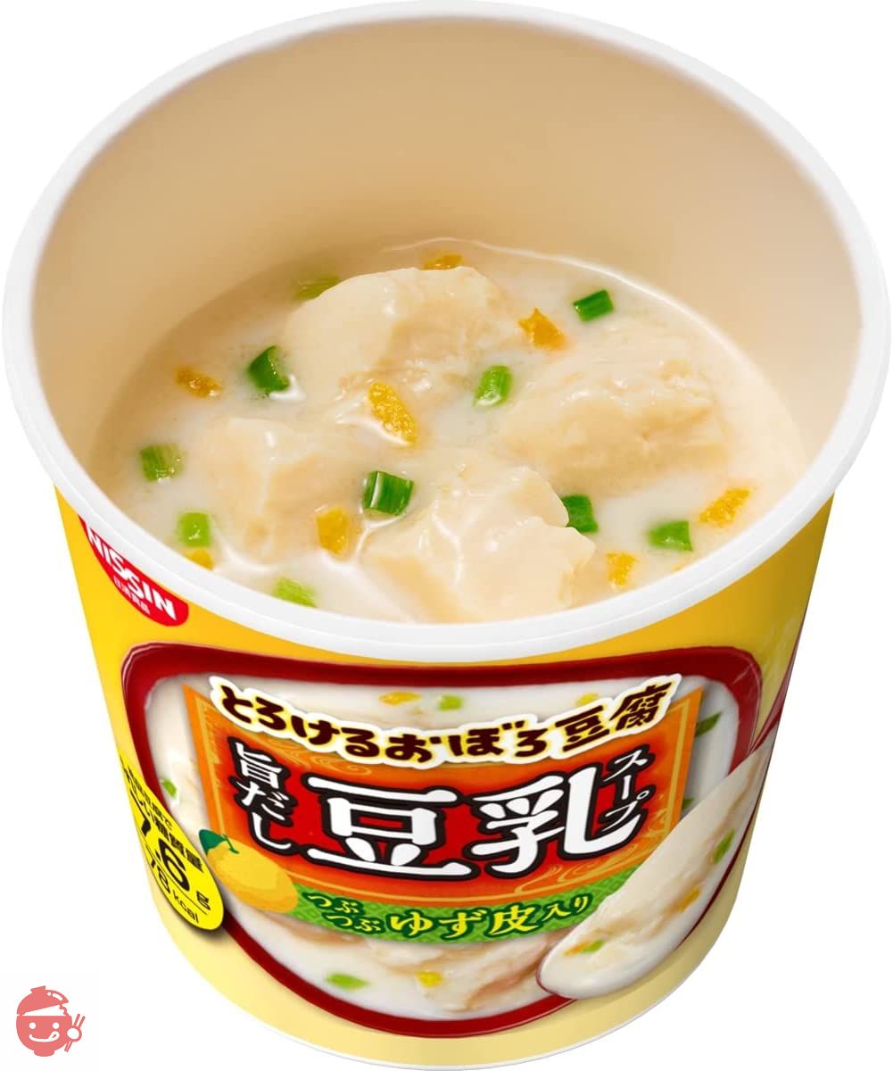 日清食品 とろけるおぼろ豆腐 旨だし豆乳スープ 17g ×6個の画像