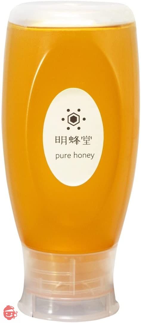 国産天然純粋蜂蜜【明蜂堂】自家採蜜 百花500g(PP容器)の画像