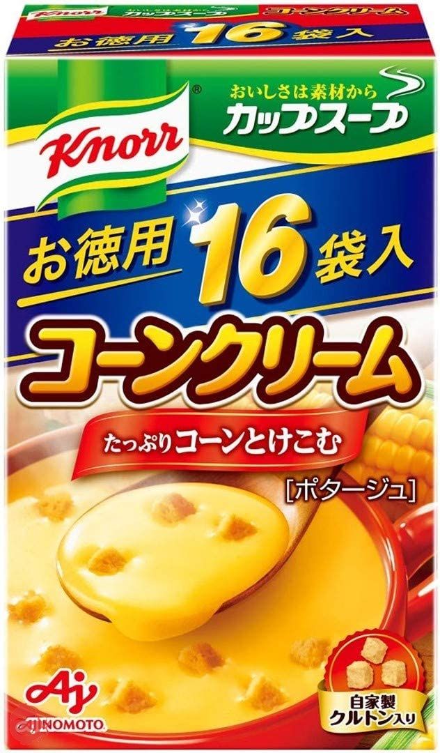 クノール カップスープ コーンクリーム 16袋入の画像