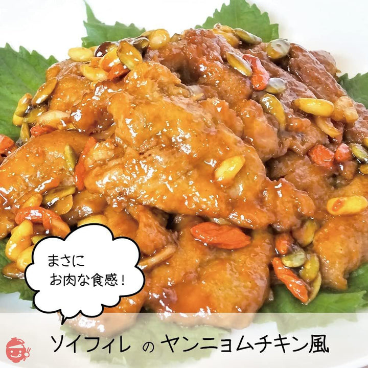 大豆100% 大豆ミート ソイフィレ ヒレ肉風の大豆肉 焼肉・炒め・揚げ物に 大容量サイズ 1kgの画像