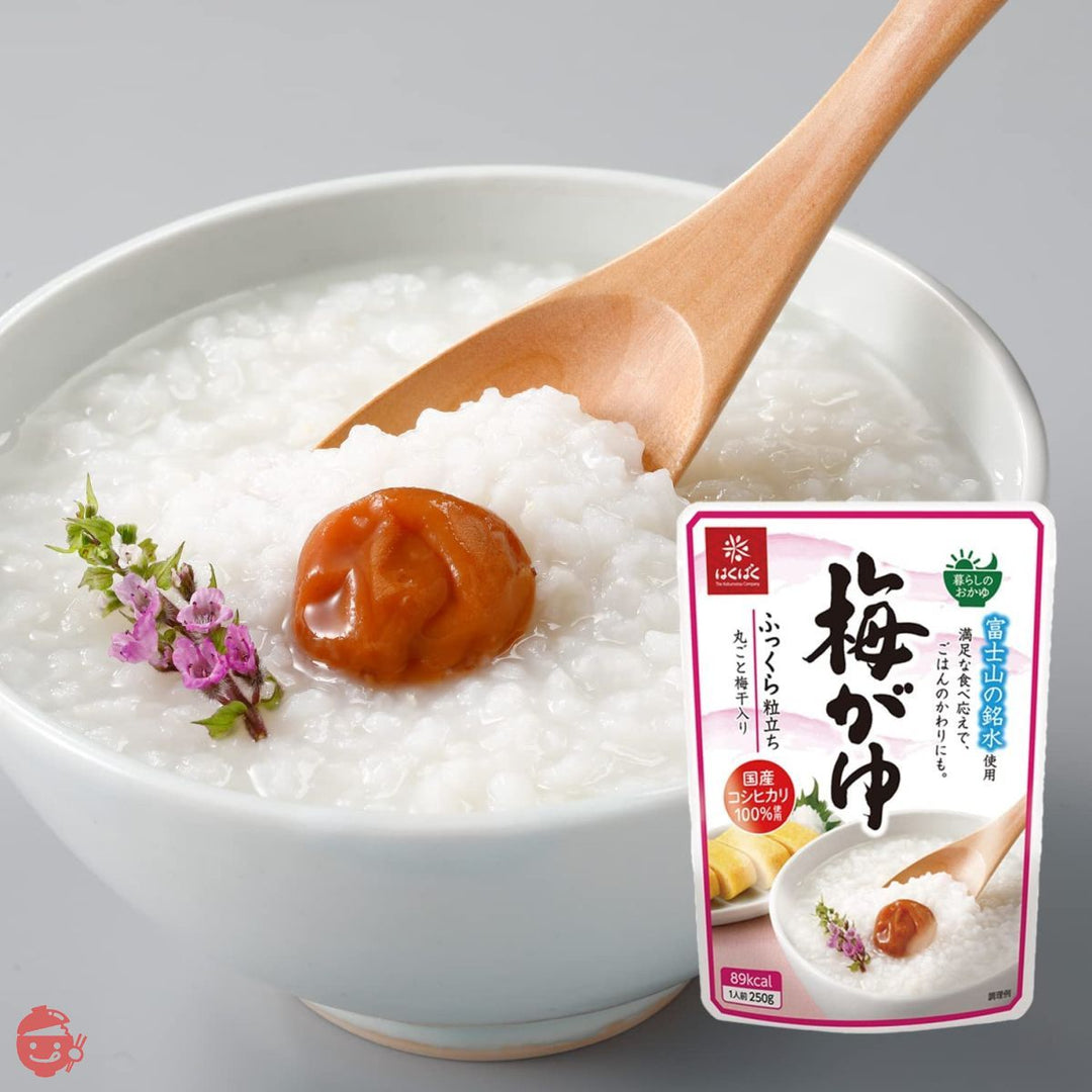 【在宅ワーク・非常食にも】はくばく 定番おかゆ4種のアソート 250g×12個の画像