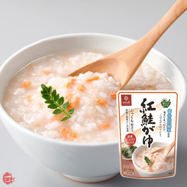 【在宅ワーク・非常食にも】はくばく 定番おかゆ4種のアソート 250g×12個の画像