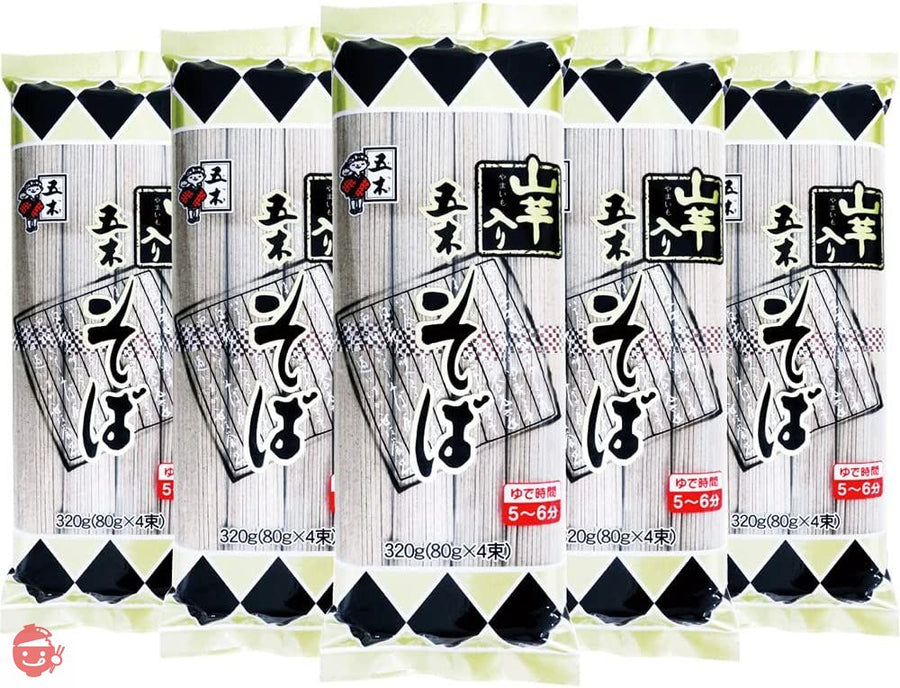 五木食品 山芋入りそば 320g×5個の画像