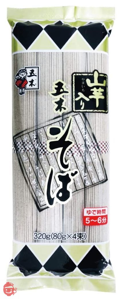 五木食品 山芋入りそば 320g×5個の画像