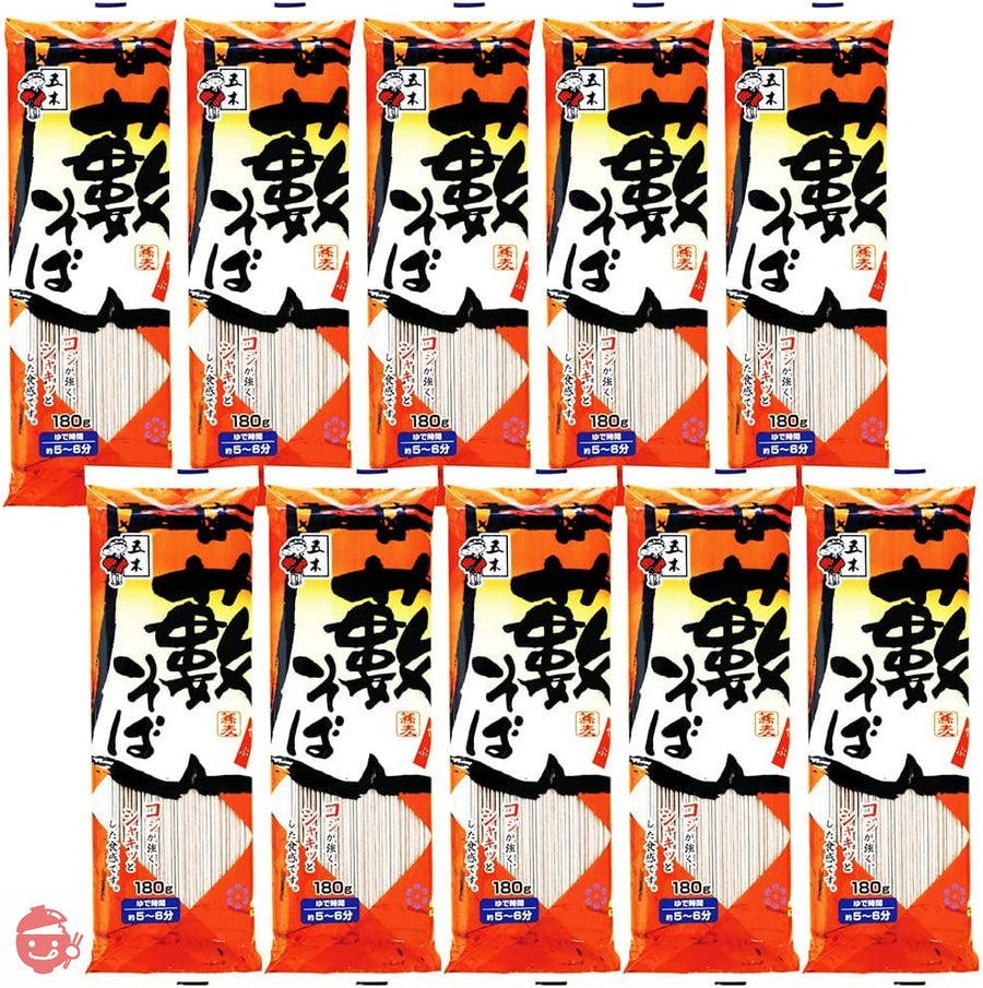 五木食品 藪そば 180g×10個の画像