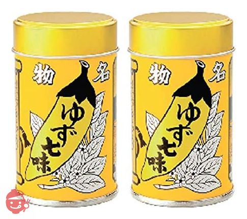八幡屋礒五郎 ゆず七味 2缶セットの画像
