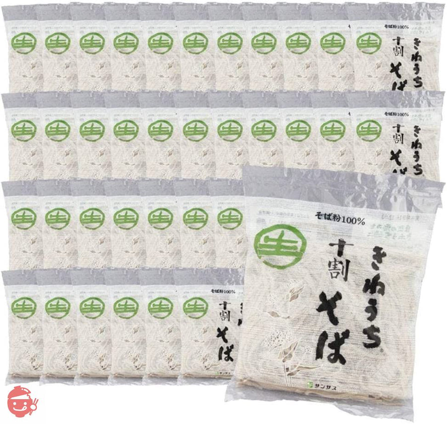 サンサス きねうち十割そば 麺のみ×36パックの画像
