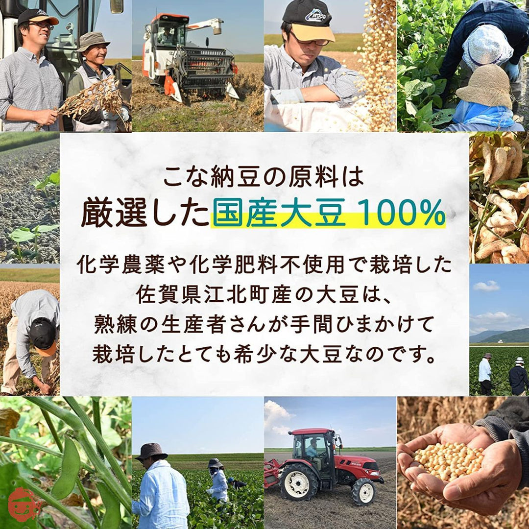 【こな納豆 / 匂い粘りひかえめ】納豆菌が生きている!ひとさじでバランス栄養食に 粉納豆(国産 納豆粉末100%・完全無添加 納豆パウダー) (50g)の画像