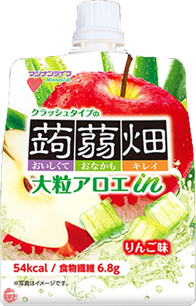 MANNAN LIFE large grain aloe in crush type Konjac field apple