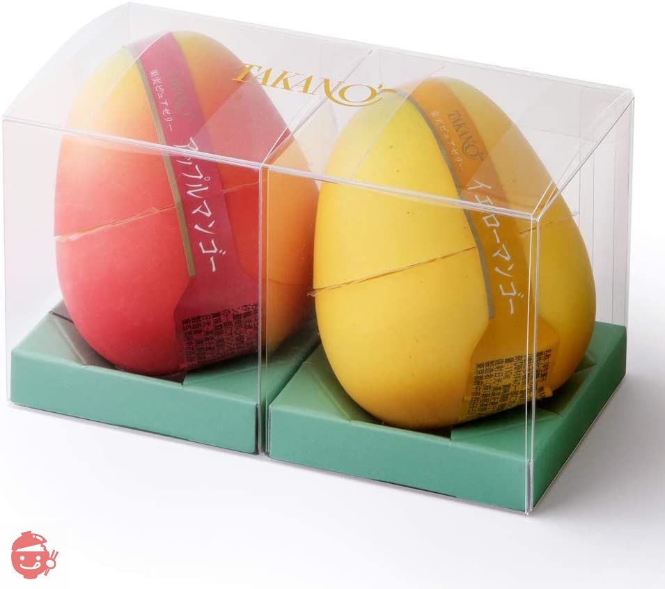 Shinjuku Takano Fruit Pure Jelly 2 EC (1 Apple Mango / 1 Yellow