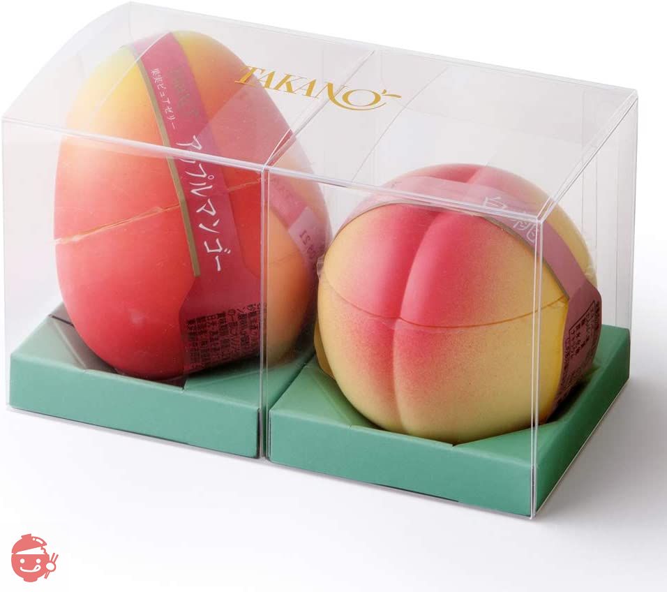 Shinjuku Takano Fruit Pure Jelly 2 EB (1 Apple Mango / 1 White