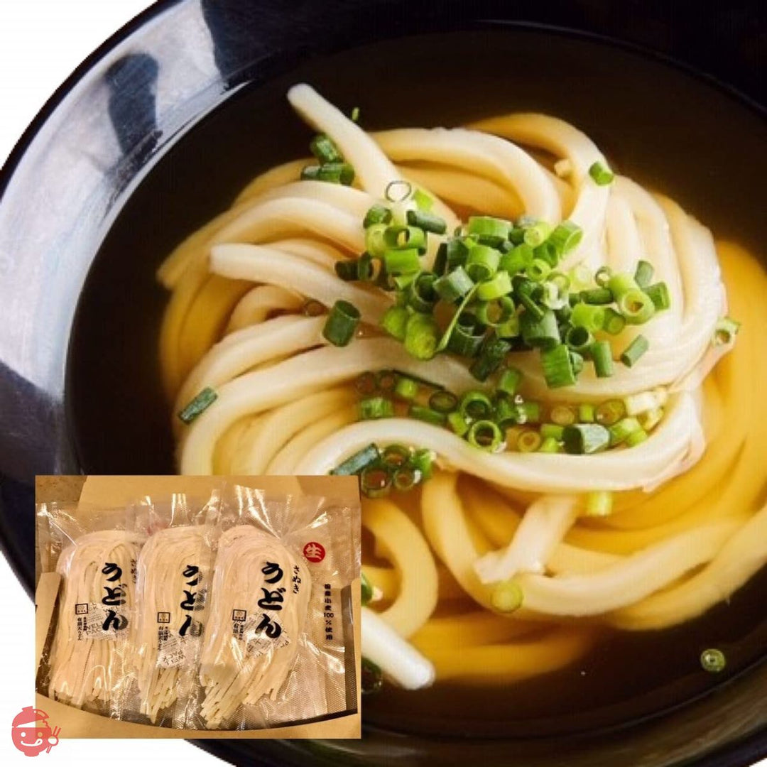 有頂天うどん 国産小麦100%使用 生 讃岐うどん 900g (並麺(4mm×4mm))の画像
