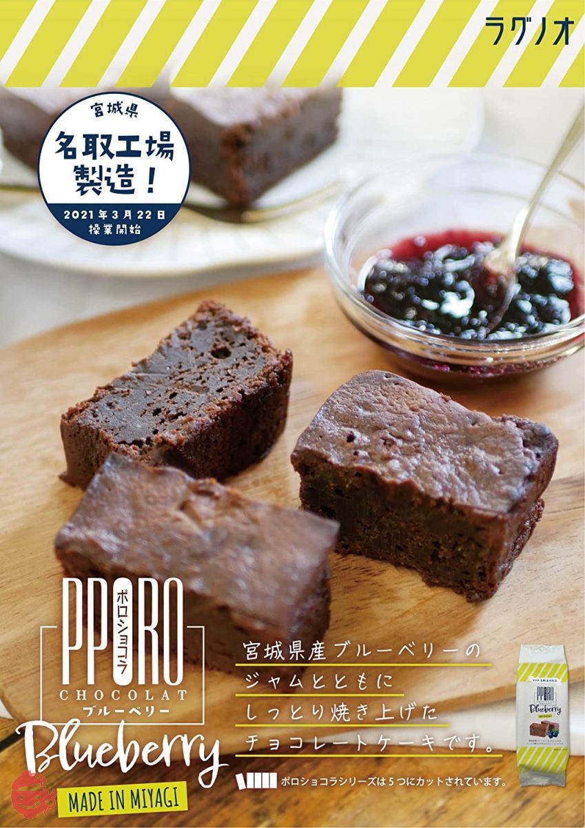ラグノオささき ポロショコラブルーベリー 1本×4個の画像