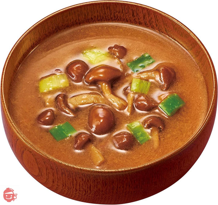 アマノフーズ 減塩 いつものおみそ汁 なめこ(赤だし) 8g×10袋の画像