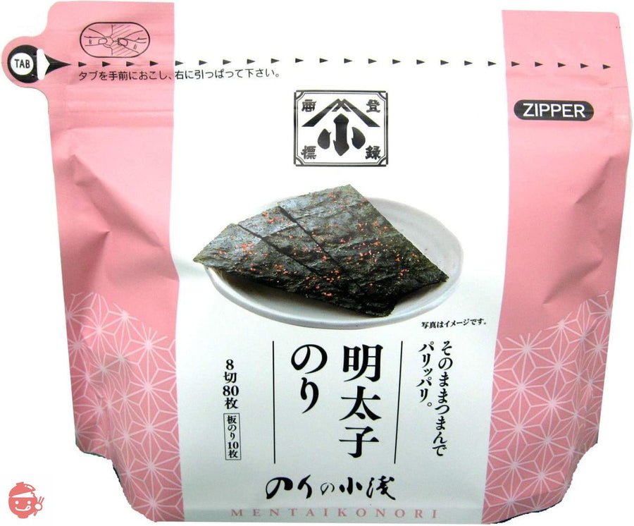 【4袋セット】明太子のり 8切80枚入 × 4袋の画像