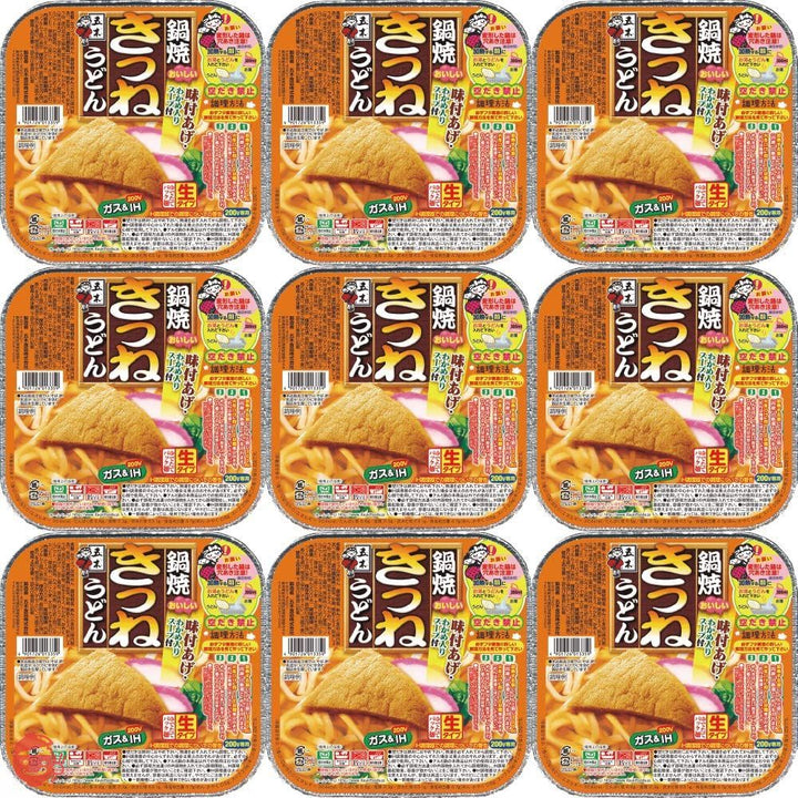 五木食品 鍋焼きつねうどん 210g×9個(常温保存商品)(生タイプ即席麵)の画像