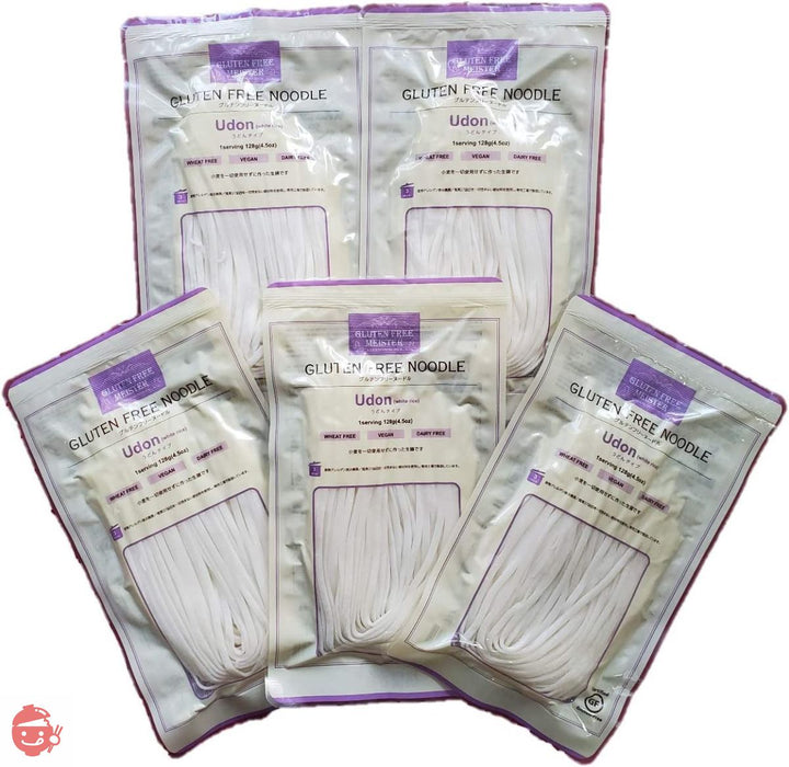お米のうどん 128g×5袋 小林製麺 グルテンフリー 小麦アレルギー ダイエット 自然食品の画像
