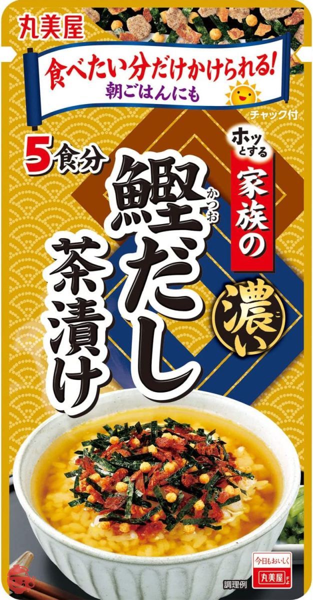 丸美屋食品工業 家族の濃い鰹だし茶漬け 35g ×10袋の画像