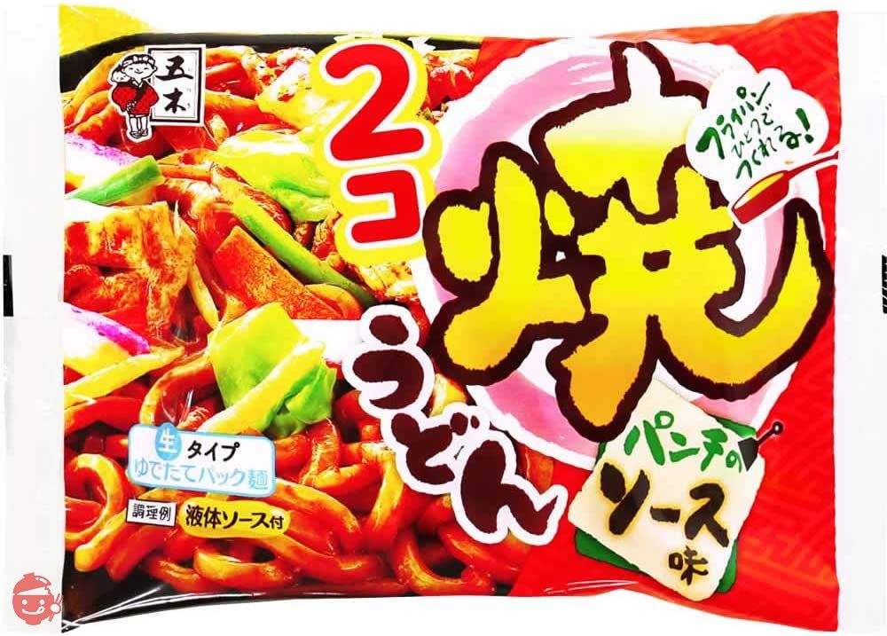 五木食品 2コ焼うどんソース味 406g ×18個(常温保存商品)(生タイプ即席麵)の画像